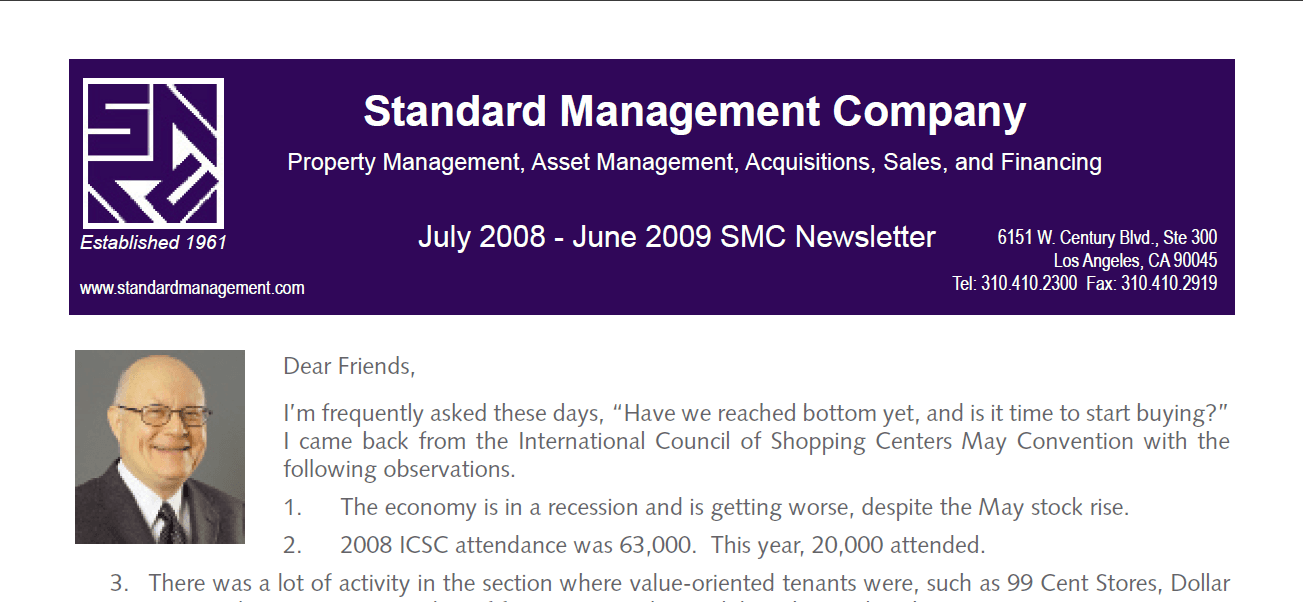 2009 Summer SMC Newsletter