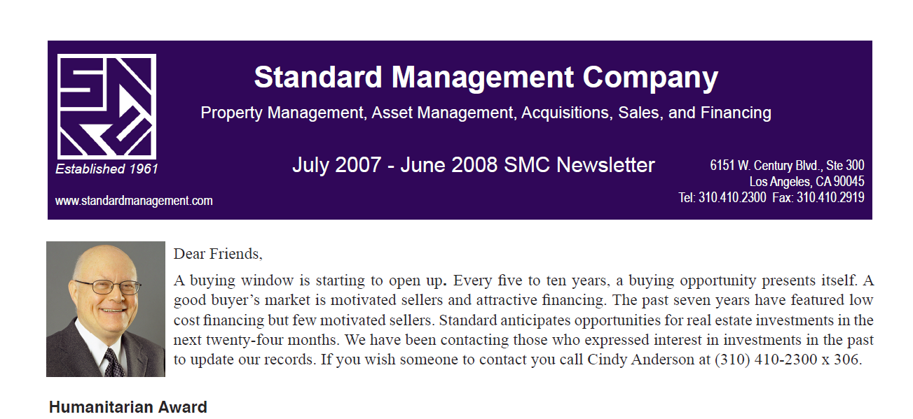 2008 SMC Newsletter